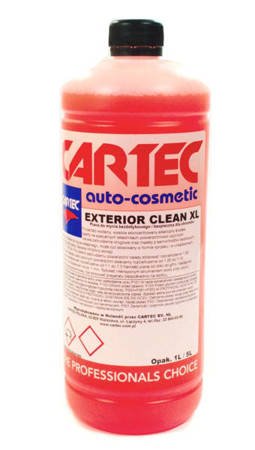CARTEC EXTERIOR CLEAN 1L Różowa Piana Aktywna do mycia samochodu Chemia do myjni samochodowej